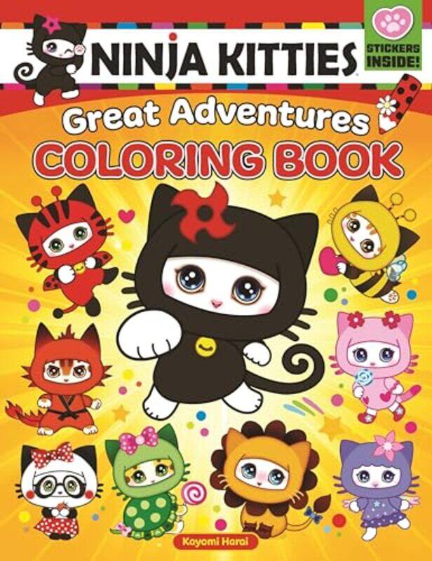 

Ninja Kitties Great Adventures Coloring Book by Kayomi Harai-Paperback