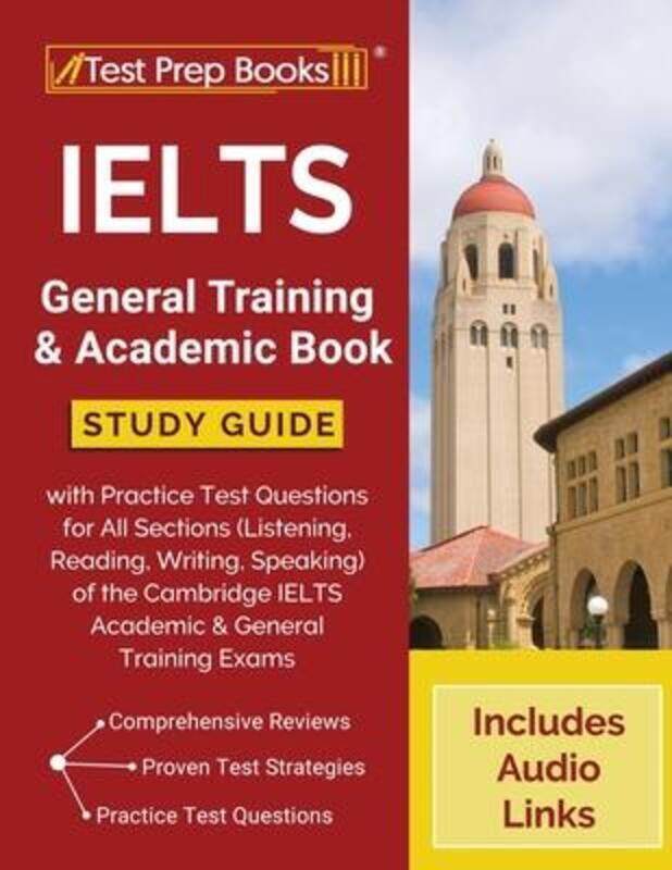 

IELTS General Training and Academic Book: Study Guide with Practice Test Questions for All Sections.paperback,By :Tpb Publishing