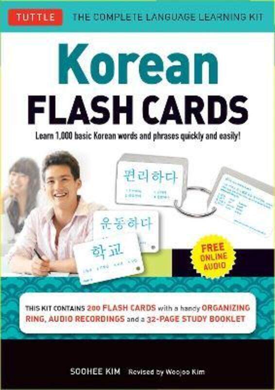 

Korean Flash Cards Kit: Learn 1,000 Basic Korean Words and Phrases Quickly and Easily! (Hangul & Rom