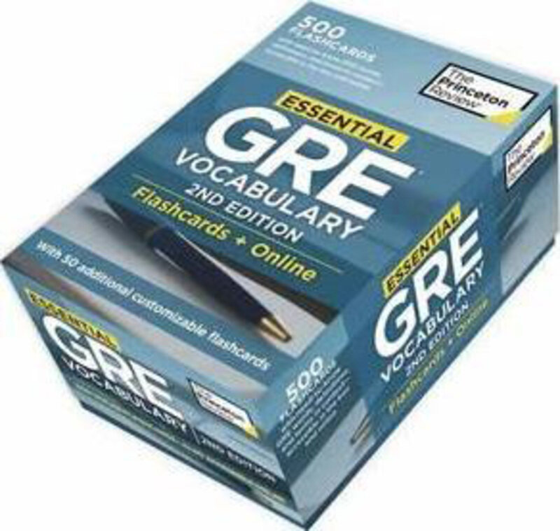 

Essential GRE Vocabulary, 2nd Edition: Flashcards + Online: 500 Essential Vocabulary Words to Help Boost Your GRE Score, By: The Princeton Review