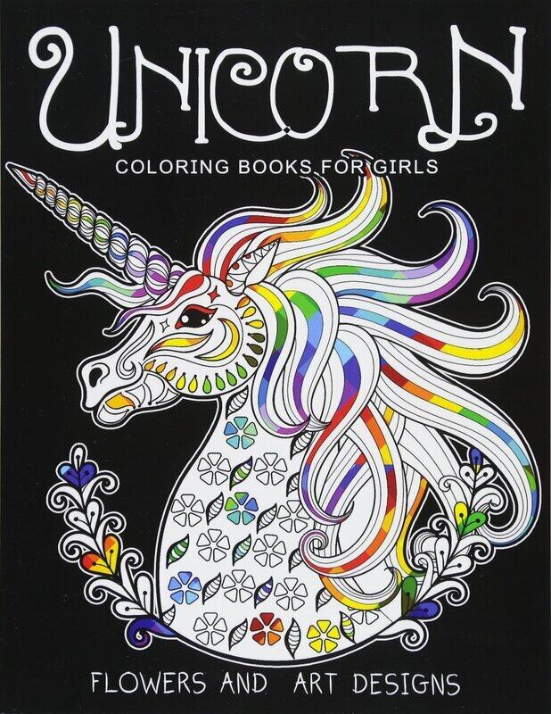 

Unicorn Coloring Books for Girls: Featuring Various Unicorn Designs Filled with Stress Relieving Pat, Paperback Book, By: Brett D Ureno