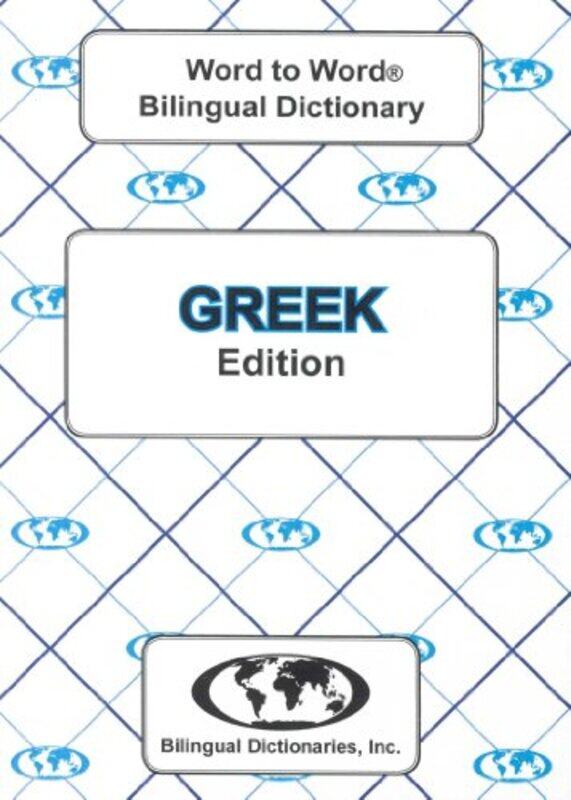 

EnglishGreek & GreekEnglish WordtoWord Dictionary by Stella BlackstoneMaria Carluccio-Paperback