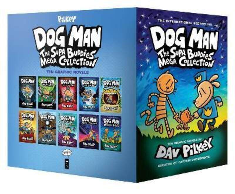

Dog Man: The Supa Buddies Mega Collection: From the Creator of Captain Underpants (Dog Man #1-10 Box.paperback,By :Pilkey, Dav - Pilkey, Dav