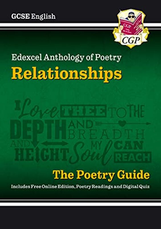 Gcse English Edexcel Poetry Guide Relationships Anthology Inc. Online Edition Audio & Quizzes by CGP Books - CGP Books -Paperback