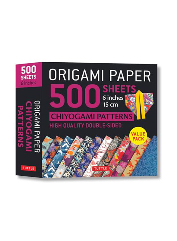 

Origami Paper 500 Sheets Chiyogami Desig, Loose Leaf Book, By: Tuttle