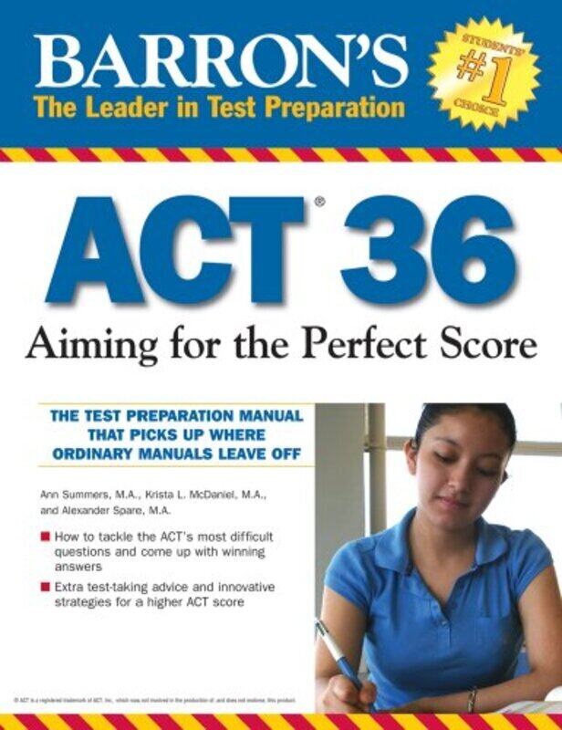 

Barrons ACT 36: Aiming for the Perfect Score,Paperback by Anne Summers M.A.