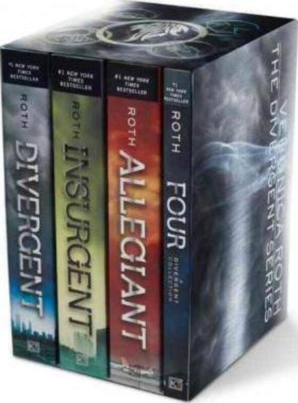 

Divergent Series Four-book Paperback Box Set: Divergent, Insurgent, Allegiant, Four, Paperback Book, By: Veronica Roth