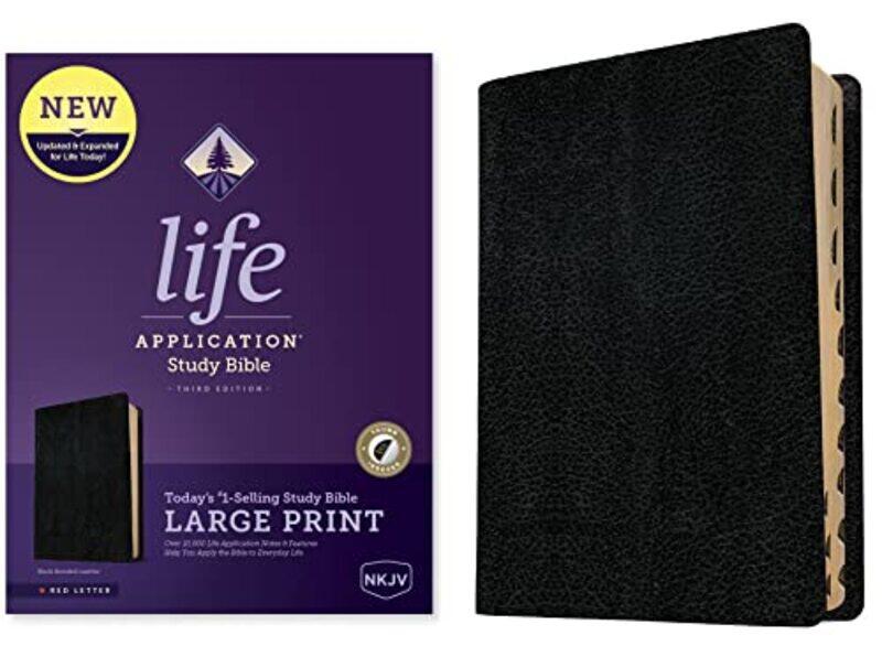 

Nkjv Life Application Study Bib E03 Lp By Nkjv Rl Bonded Lthr Blk Indexe - Hardcover