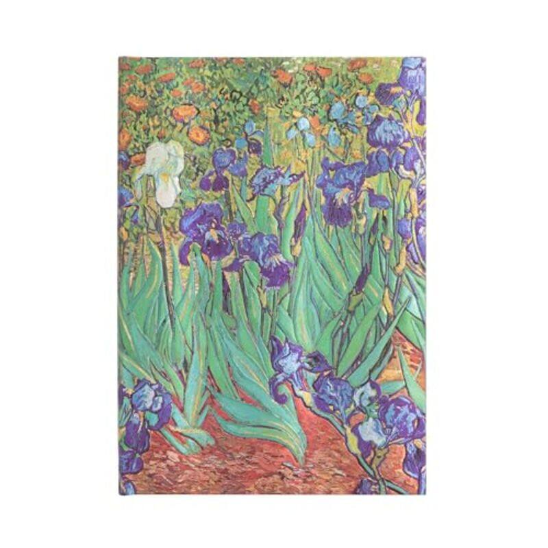

Van Goghs Irises Midi Unlined Hardcover Journal by Pam Howes-Hardcover