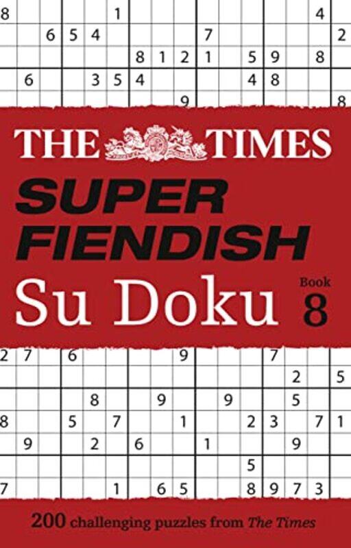 

The Times Super Fiendish Su Doku Book 8 by How2Become-Paperback