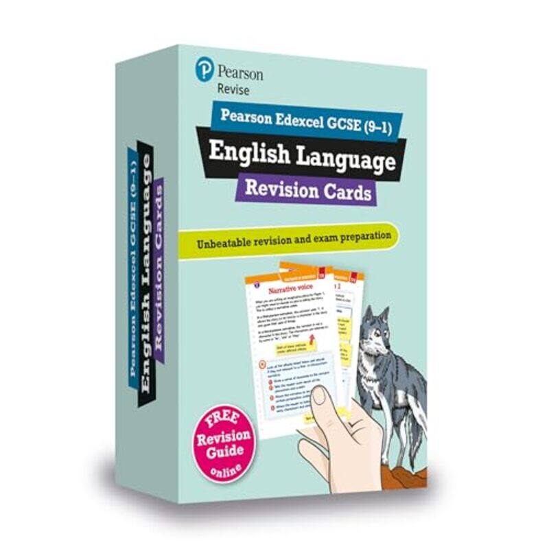 

Pearson Revise Edexcel Gcse 91 English Language Revision Cards For Home Learning 2022 And 2023 By Clark, Emma -Paperback