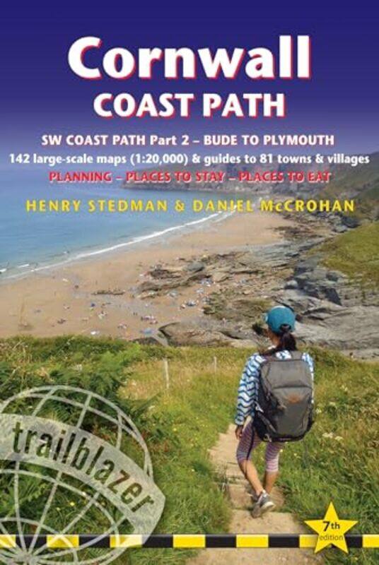 

Cornwall Coast Path Trailblazer walking guide by Henry StedmanJoel Newton-Paperback