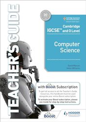 Cambridge Igcse And O Level Computer Science Teacher'S Guide With Boost Subscription By David Watson Paperback