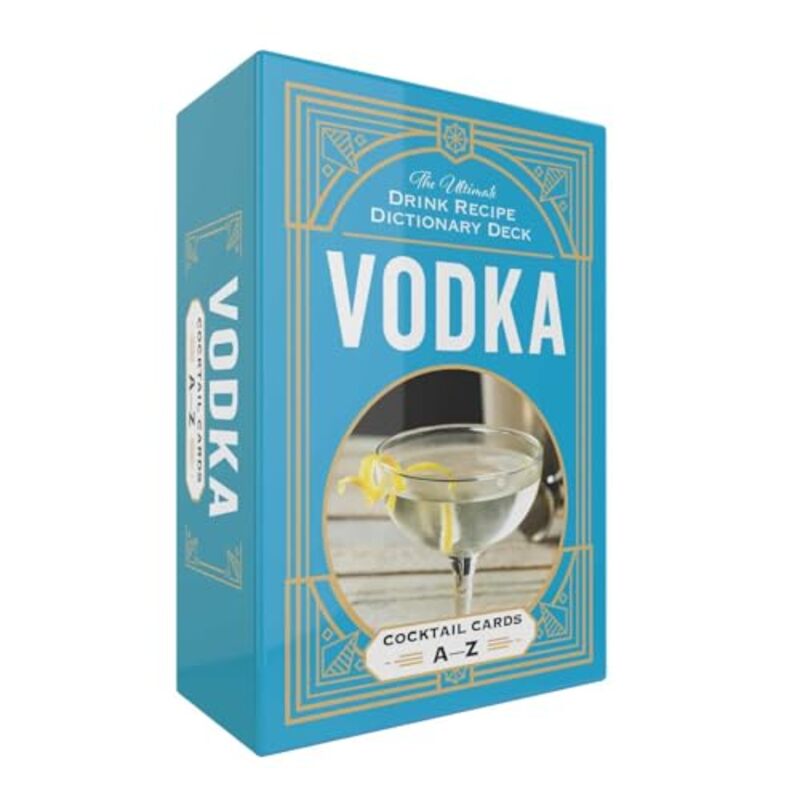 Vodka Cocktail Cards Az By Adams Media Paperback