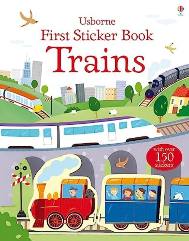 

First Sticker Book Trains By Taplin, Sam Paperback