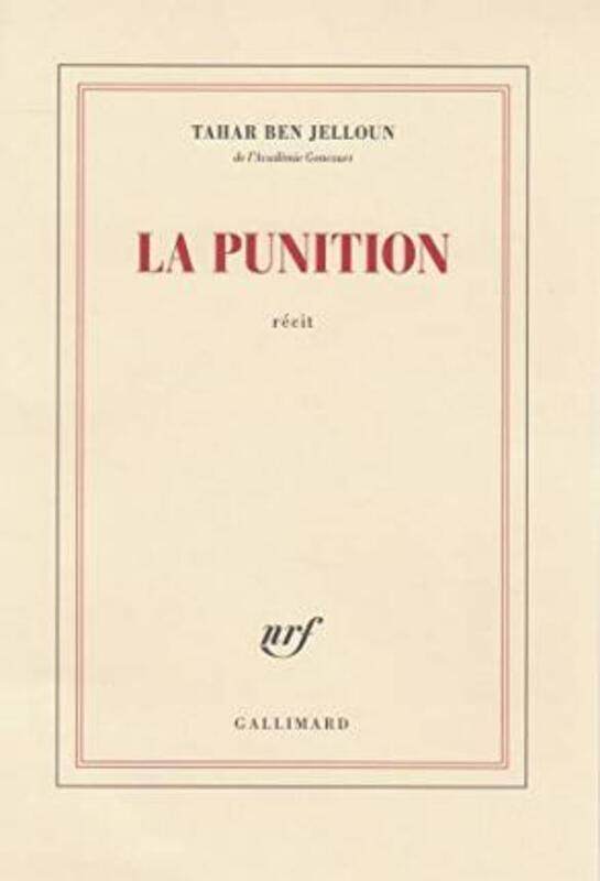 

La punition.paperback,By :Tahar Ben Jelloun