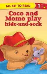 All Set to Read Readers Level 1 Coco and Momo Play Hide-and-seek, Paperback Book, By: Om Book Service