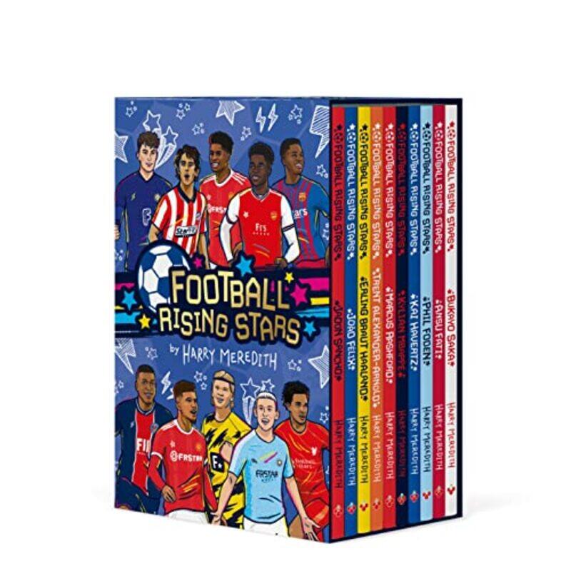 

Football Rising Stars 10 Book Box Set By Meredith, Harry -Paperback