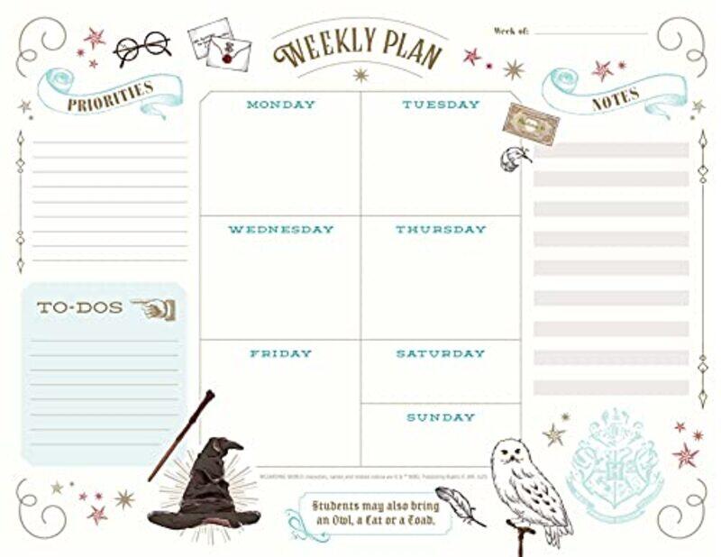 

Harry Potter Weekly Planner Notepad By Insights - Paperback