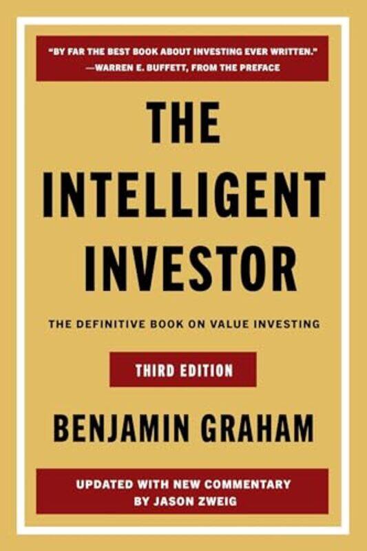 

The Intelligent Investor 3Rd Ed The Definitive Book On Value Investing, Hardcover by Graham, Benjamin - Zweig, Jason