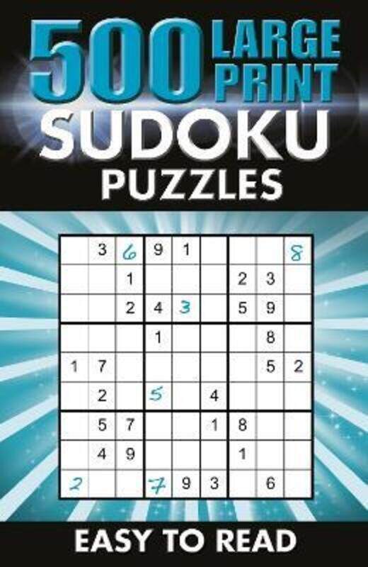 

500 Large Print Sudoku Puzzles.paperback,By :Eric Saunders