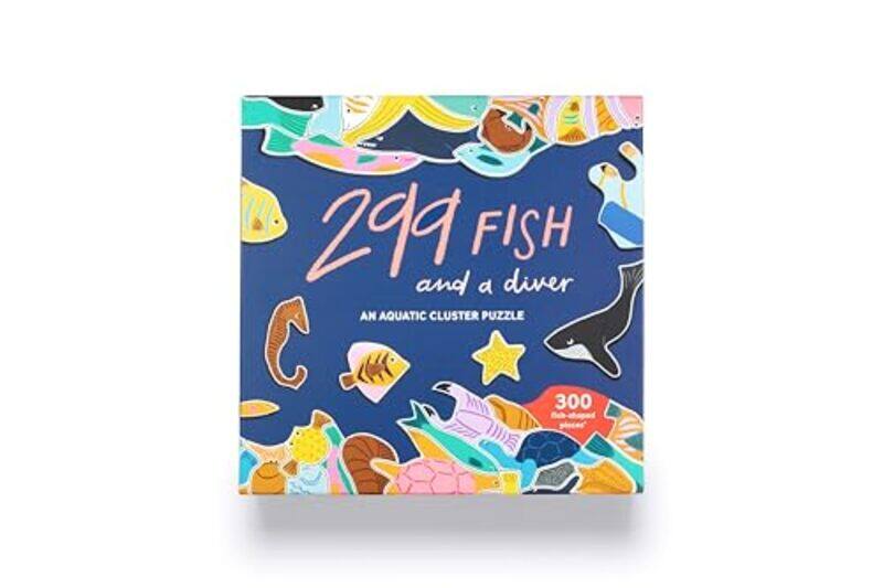 

299 Fish And A Diver 300 Piece Puzzle by Lea Maupetit..Paperback