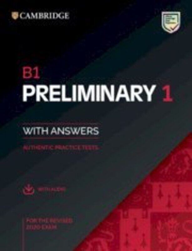 

B1 Preliminary 1 for the Revised 2020 Exam Student's Book with Answers with Audio with Resource Bank.paperback,By :Cambridge University Press