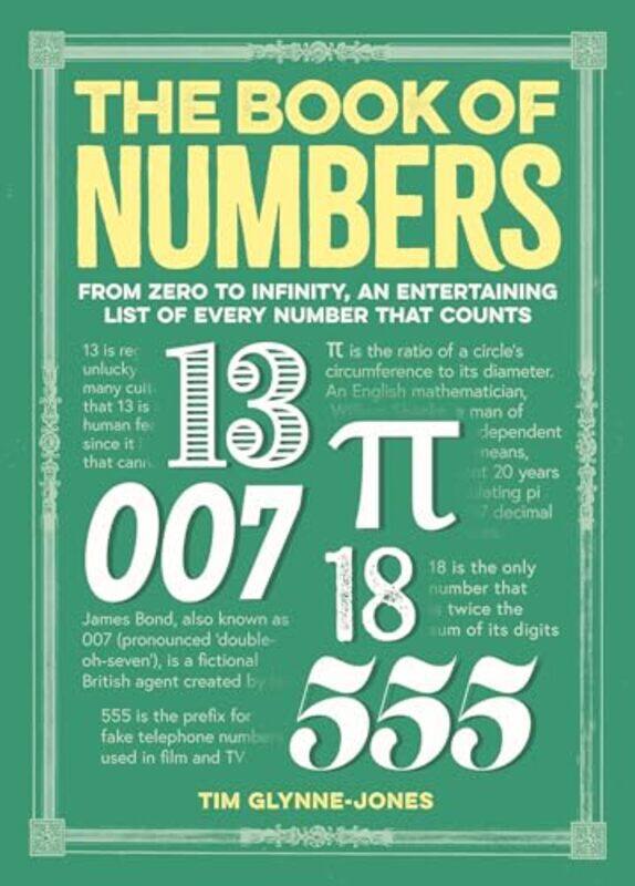 

Bk Of Numbers By Glynne Jones Tim - Hardcover
