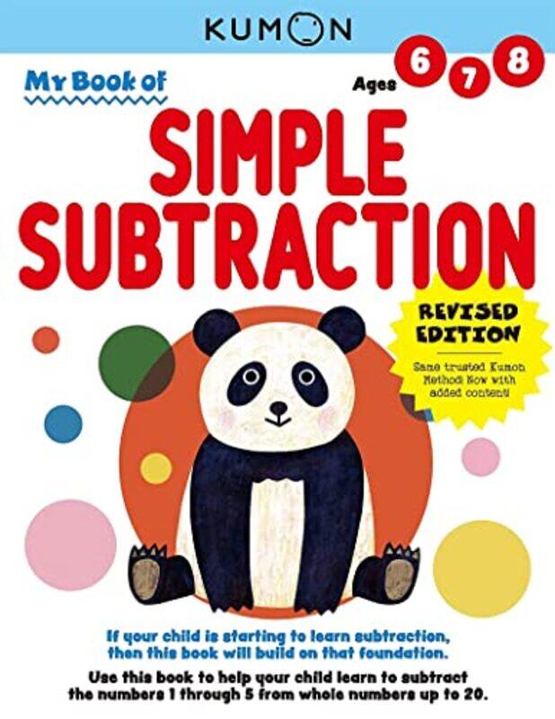 

My Bk Of Simple Subtraction Rev Ed By Kumon Publishing - Paperback