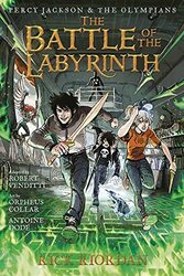 Percy Jackson and the Olympians The Battle of the Labyrinth The Graphic Novel by Riordan, Rick - Venditti, Robert - Collar, Orpheus - Dode, Antoine Paperback
