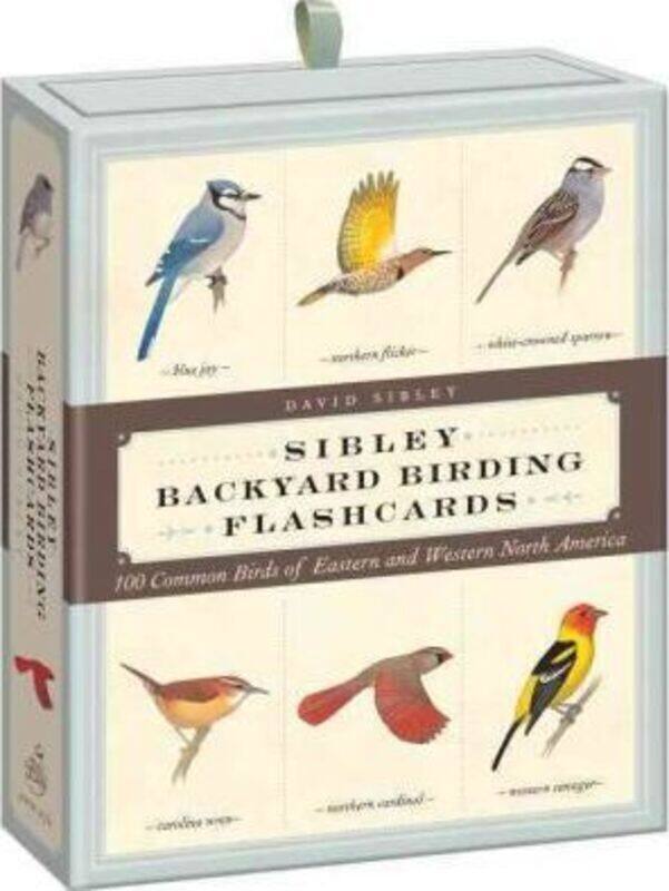 

Sibley Backyard Birding Flashcards: 100 Common Birds of Eastern and Western North America.paperback,By :Sibley, David Allen