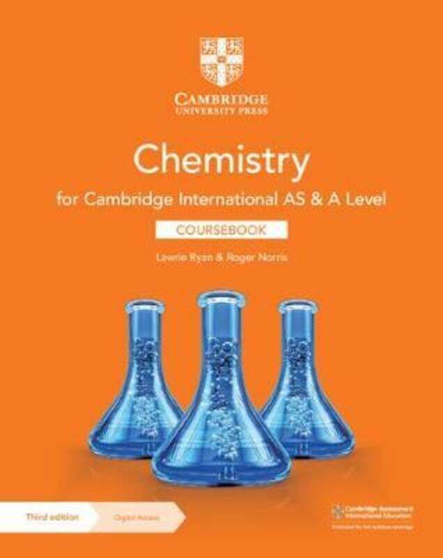 

Cambridge International AS & A Level Chemistry Coursebook with Digital Access (2 Years).paperback,By :Ryan, Lawrie - Norris, Roger