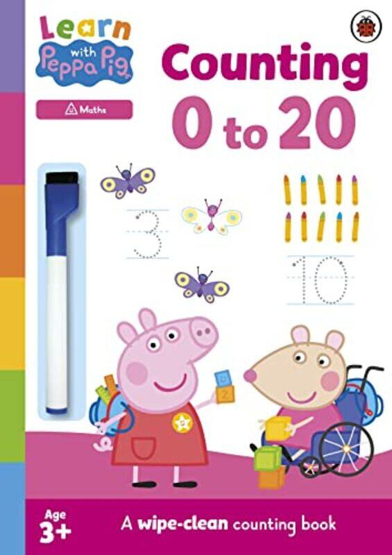 

Learn with Peppa: Counting 020: WipeClean Activity Book Paperback by Peppa Pig - Borthwick, Alison - Dubiel, Jan