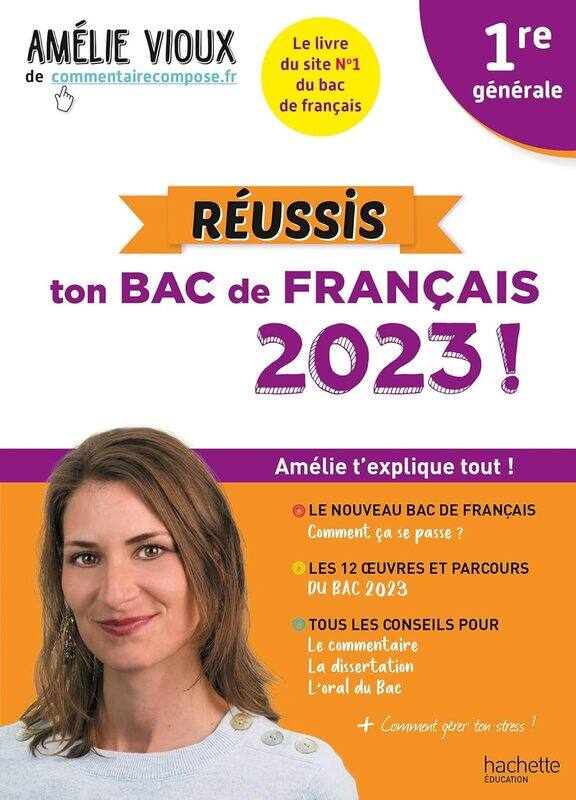 

Reussis Ton Bac De Francais 2023 Avec Amelie Vioux 1Re Generale By Vioux Amelie - Paperback