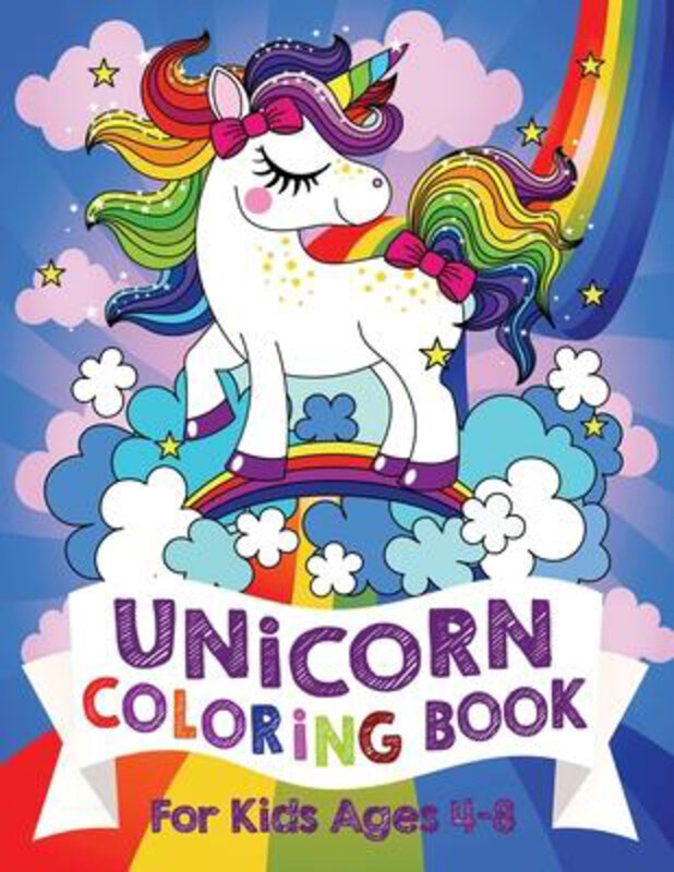 

Unicorn Coloring Book For Kids Ages 4-8 (US Edition), Paperback Book, By: Silly Bear