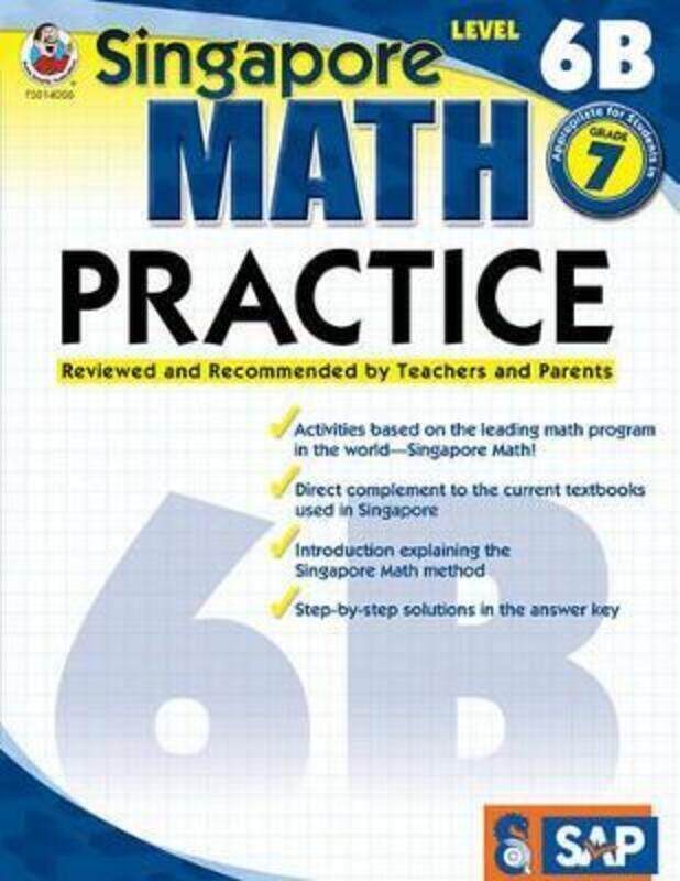 

Math Practice, Grade 7.paperback,By :Singapore Asian Publishers - Carson Dellosa Education