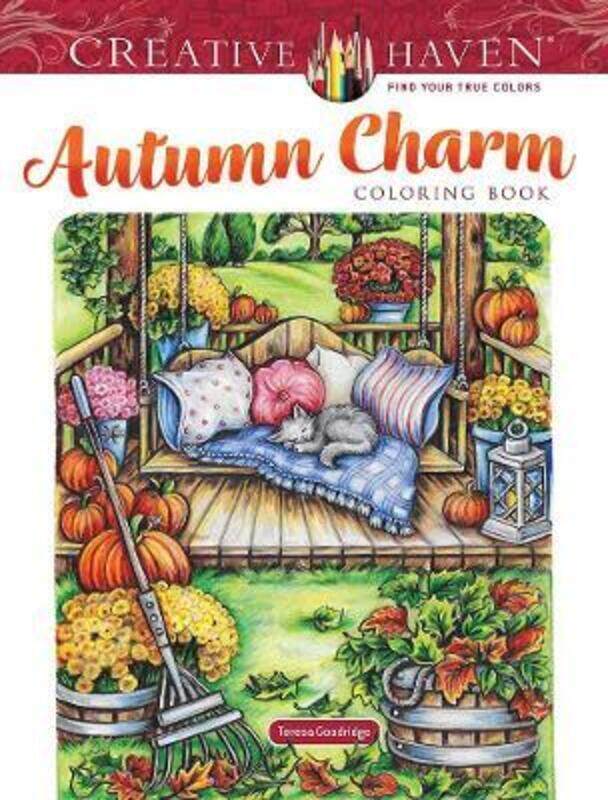 

Creative Haven Autumn Charm Coloring Book