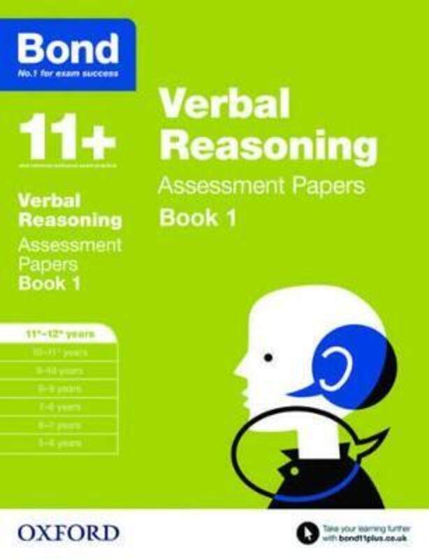 

Bond 11+: Verbal Reasoning: Assessment Papers: 11+-12+ years Book 1.paperback,By :Bond, J. M. - Bond