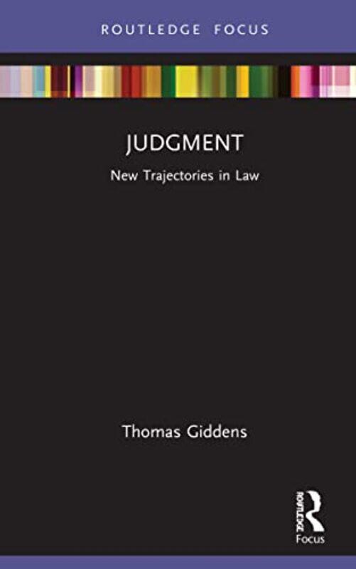 

Judgment by Thomas St Marys University College, Twickenham, UK Giddens-Paperback