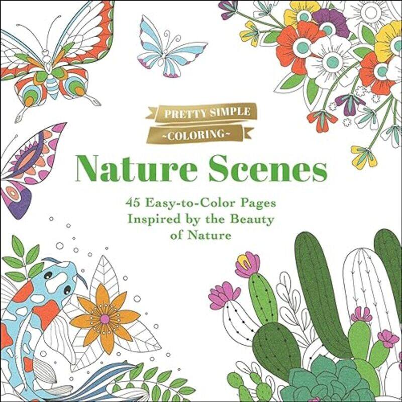 

Pretty Simple Coloring Nature Scenes by Bennie H Jeng-Paperback