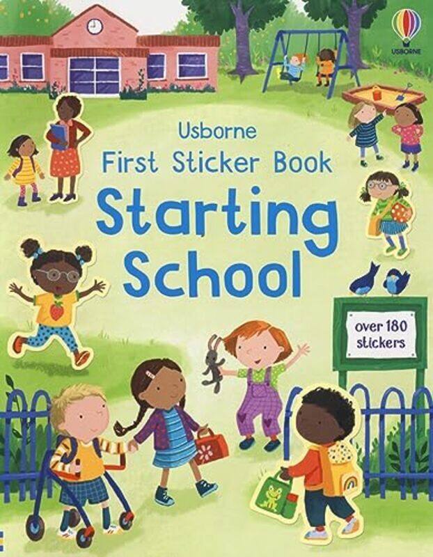 

First Sticker Book Starting School By Holly Bathie Paperback