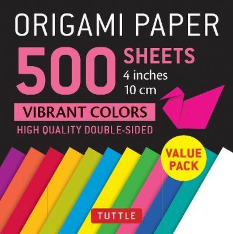 

Origami Paper 500 sheets Vibrant Colors 4 (10 cm),Paperback, By:Publishing, Tuttle