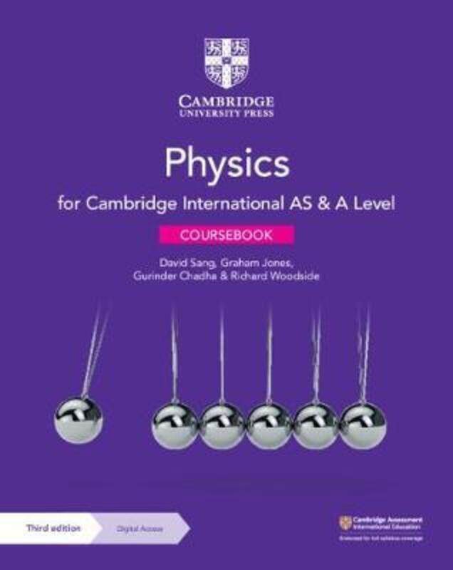 

Cambridge International AS & A Level Physics Coursebook with Digital Access (2 Years).paperback,By :Sang, David - Jones, Graham - Chadha, Gurinder - W