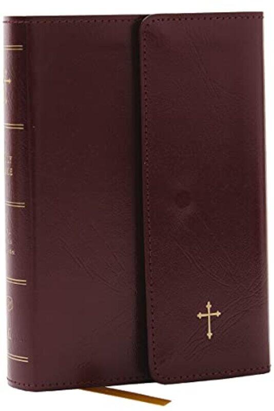 

Kjv Holy Bible Compact With 43000 Cross References Burgundy Leatherflex With Flap Red Letter Comfort Print King James Version by Thomas Nelson-Paperba