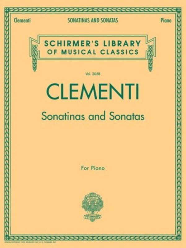 Sonatinas And Sonatas Schirmers Library Of Musical Classics Vol. 2058 By Clementi, Muzio Paperback