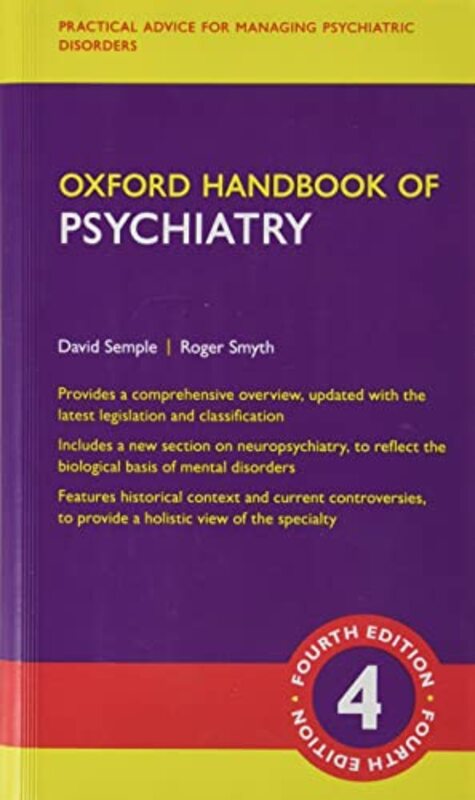 Oxford Handbook of Psychiatry,Paperback,By:David Semple