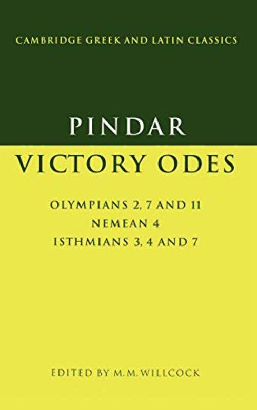 

Pindar Victory Odes by PindarMalcolm M University College London Willcock-Paperback