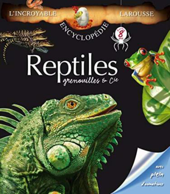 

Reptiles, frogs et Cie (The Incredible Encyclopedie Larousse 8/12 years) (French Edition), Paperback Book, By: MORVAN, Stephanie et Lydwine