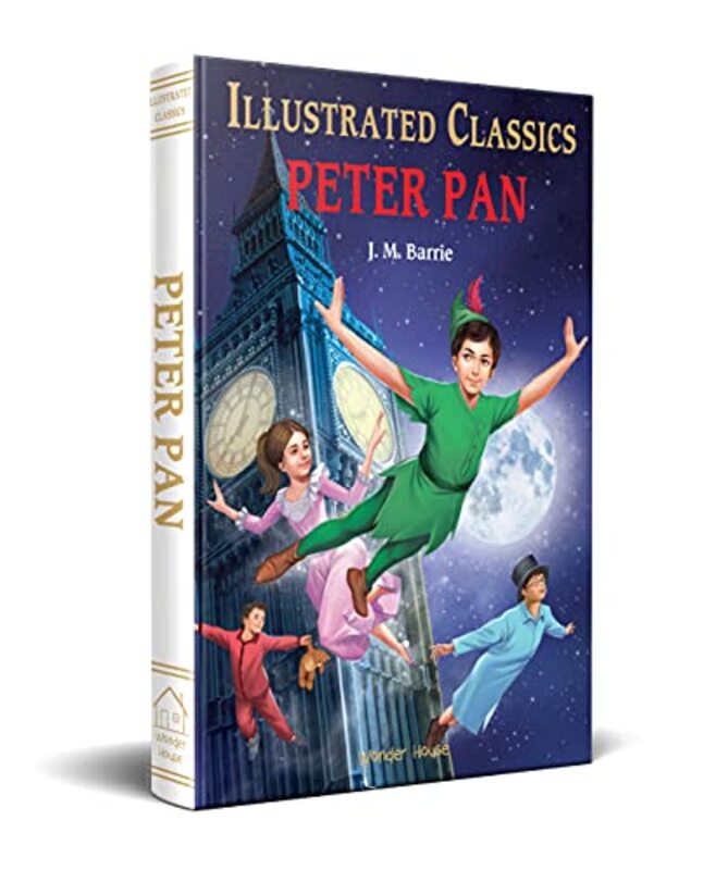 Peter Pan : Illustrated Abridged Children Classics English Novel with Review Questions (Hardback),Paperback,By:J. M. Barrie