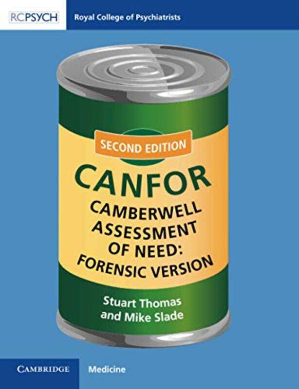

Camberwell Assessment of Need Forensic Version by Stuart ThomasMike University of Nottingham Slade-Paperback